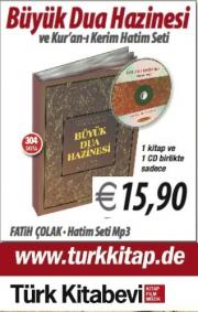 Büyük Dua KitabiKuran'ı Kerim Hatim CD ile birlikte (1 Kitap + 1 CD)